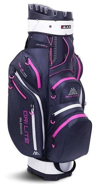 Big Max Dri Lite Silencio 2 Organizer borsa da carrello, steel blue/silver/fuchsia
