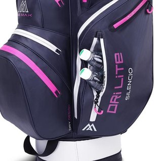 Big Max Dri Lite Silencio 2 Organizer borsa da carrello, steel blue/silver/fuchsia
