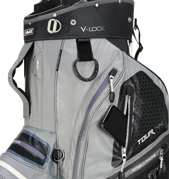 Big Max Dri Lite V-4 Organizer cart bag, grigio/nero