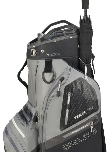 Big Max Dri Lite V-4 Organizer cart bag, grigio/nero
