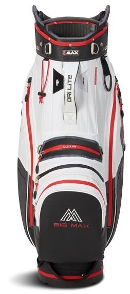 Big Max Dri Lite V-4 Organizer cart bag, nero/bianco/rosso