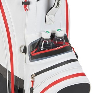 Big Max Dri Lite V-4 Organizer cart bag, nero/bianco/rosso