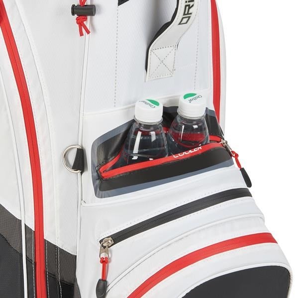 Big Max Dri Lite V-4 Organizer cart bag, nero/bianco/rosso