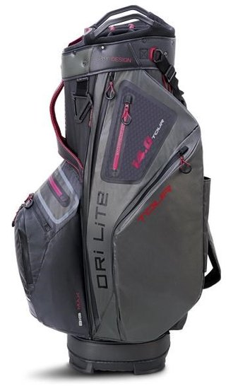 Big Max Dri Lite Tour cart bag, nero/antracite/merlot