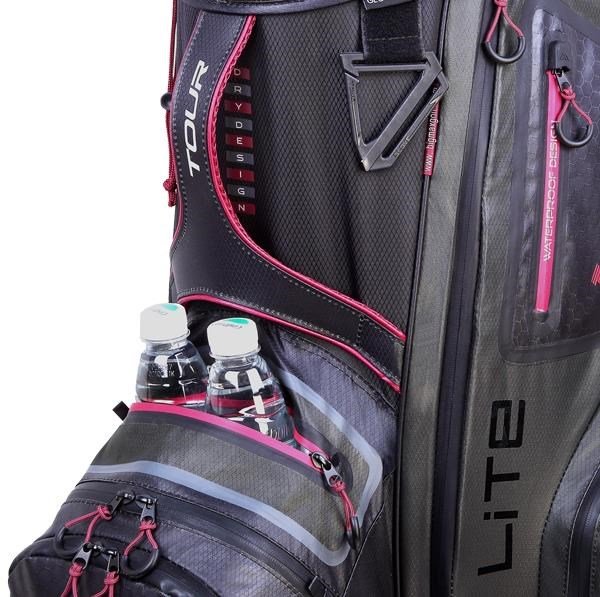 Big Max Dri Lite Tour cart bag, nero/antracite/merlot