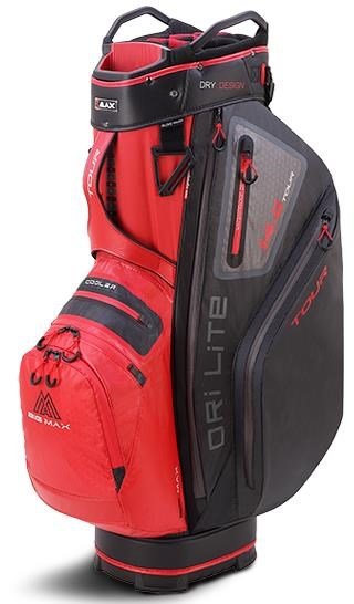 Big Max Dri Lite Tour cart bag, rosso/nero