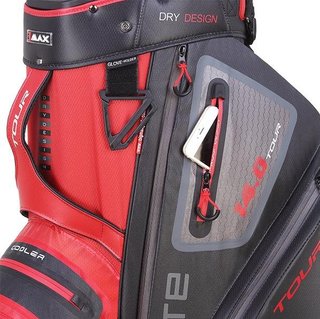 Big Max Dri Lite Tour cart bag, rosso/nero