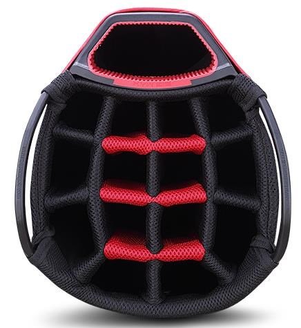 Big Max Dri Lite Tour cart bag, rosso/nero