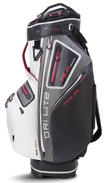 Big Max Dri Lite Tour cart bag, bianco/grigio/nero/merlot