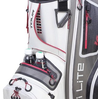 Big Max Dri Lite Tour cart bag, bianco/grigio/nero/merlot