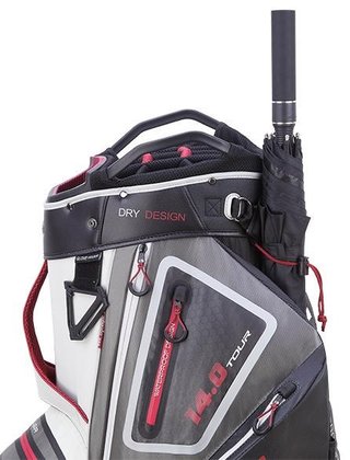 Big Max Dri Lite Tour cart bag, bianco/grigio/nero/merlot