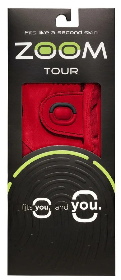 Zoom Zoom Tour guanto da golf uomo, rosso