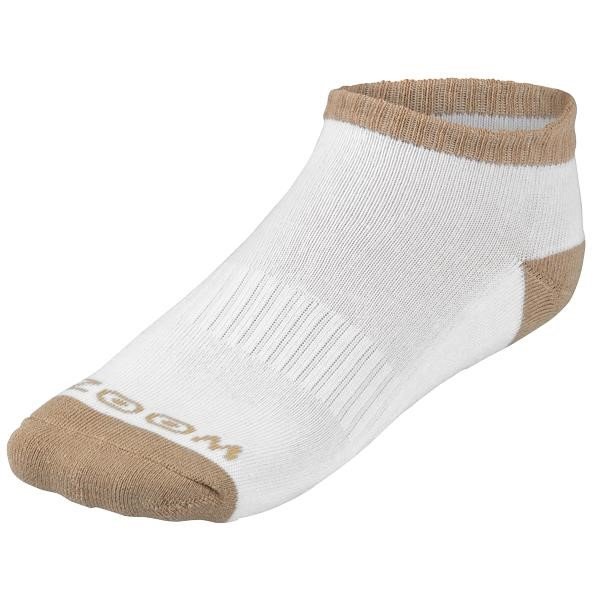 Zoom Ankle calze da donna (3 paia), bianco/sabbia