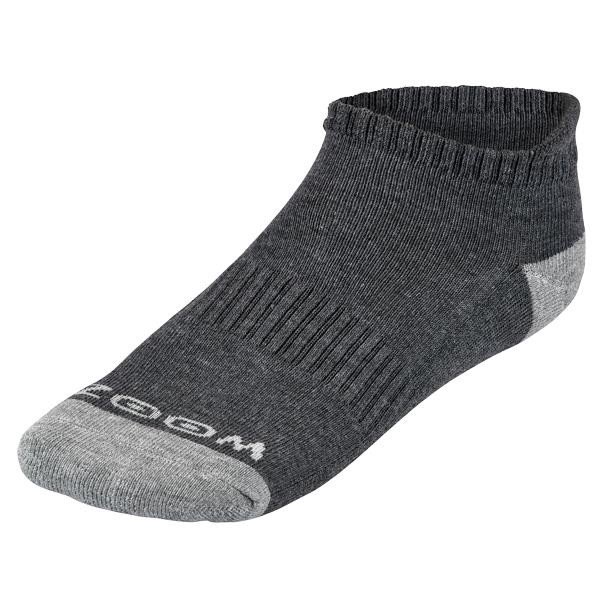 Zoom Ankle calzini da donna (3 paia), charcoal/silver