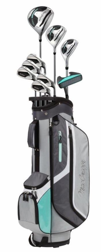MacGregor CG3000 set da golf da donna, grafite, cart bag