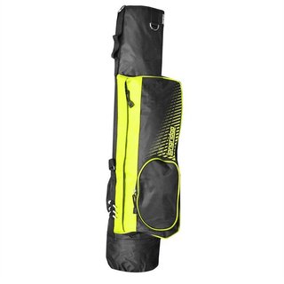 Longridge 5" pencil bag, nero/lime