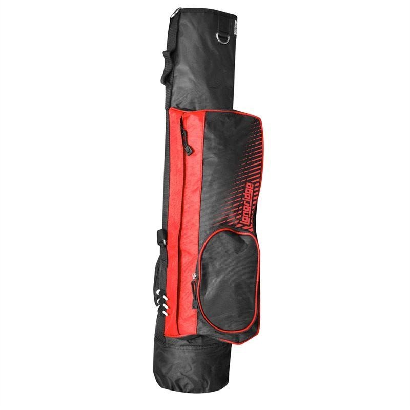 Longridge 5" pencil bag, nero/rosso