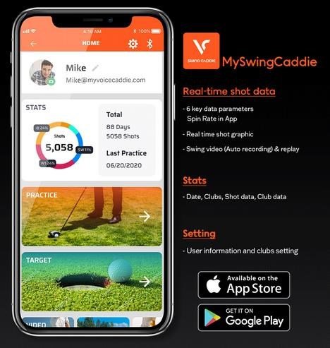 Voice Caddie Swing Caddie SC300i Launch Monitor