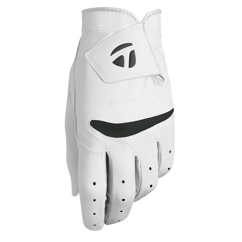 TaylorMade Stratus guanto da golf junior, bianco