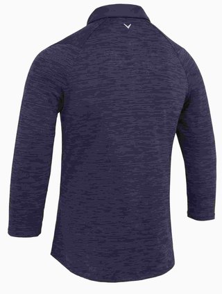 Callaway 3/4-Sleeve Swing Tech polo da donna, peacoat