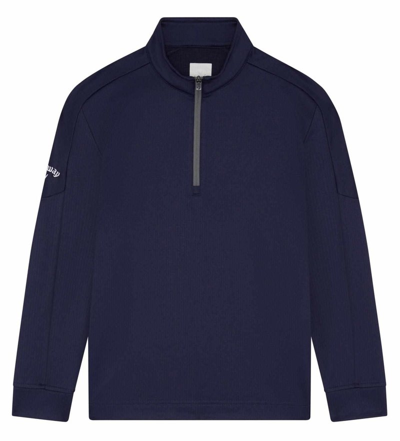 Callaway Waffle Fleece felpa junior, peacoat