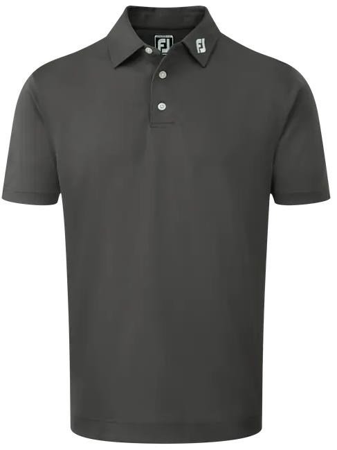 FootJoy Stretch Pique Solid polo da uomo, charcoal