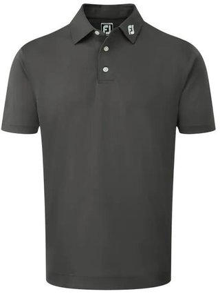 FootJoy Stretch Pique Solid polo da uomo, charcoal