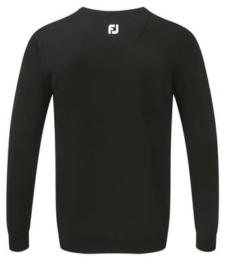 FootJoy Wool Blend V-Neck maglione da uomo, nero