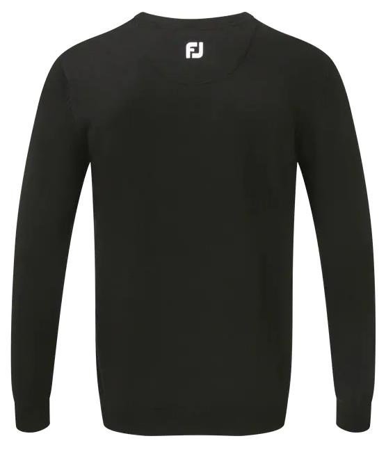 FootJoy Wool Blend V-Neck maglione da uomo, nero