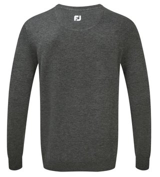 FootJoy Wool Blend V-Neck maglione da uomo, grigio scuro