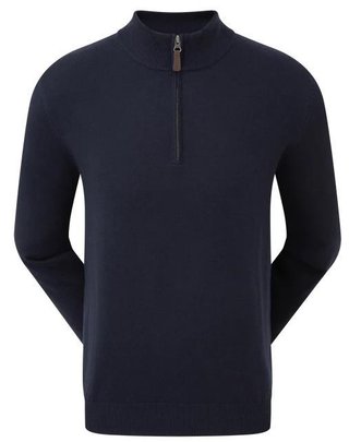 FootJoy Wool Blend 1/2 Zip pullover da uomo, navy