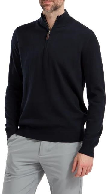 FootJoy Wool Blend 1/2 Zip pullover da uomo, navy