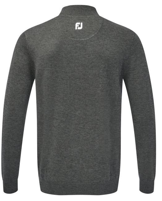 FootJoy Wool Blend 1/2 Zip pullover da uomo, grigio