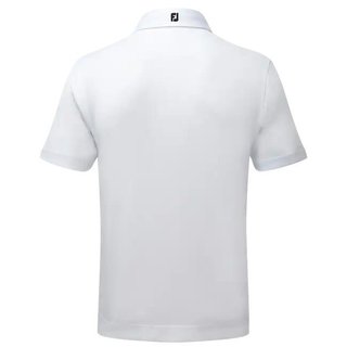FootJoy Stretch Pique Solid polo da uomo, bianco
