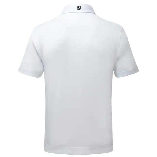 FootJoy Stretch Pique Solid polo da uomo, bianco