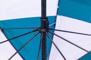 Longridge Dual Canopy ombrello da golf 60", blu/bianco