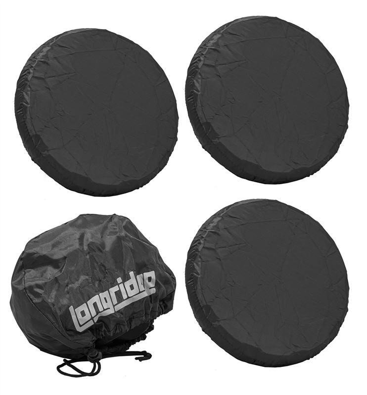 Longridge Universal 2-3-4 copriruota per carrello, nero