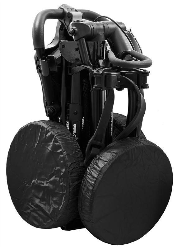 Longridge Universal 2-3-4 copriruota per carrello, nero