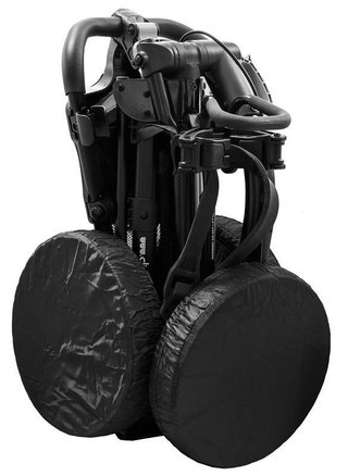 Longridge Universal 2-3-4 copriruota per carrello, nero