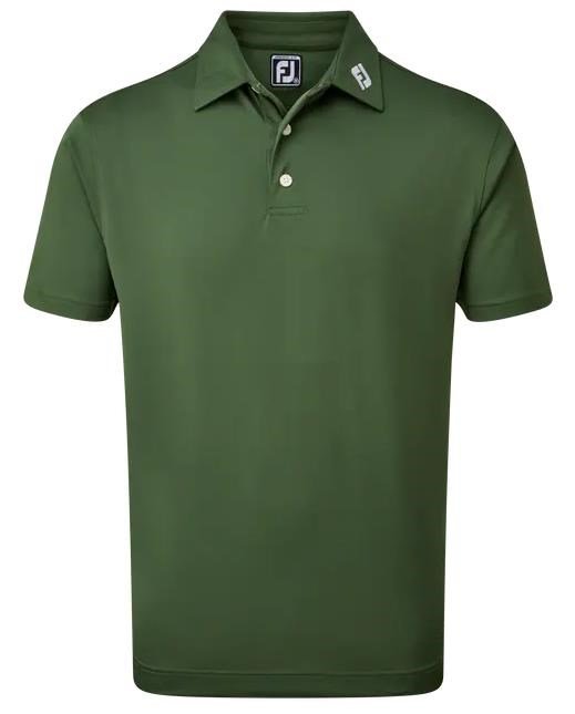 FootJoy Stretch Pique Solid polo da uomo, olive