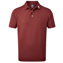 FootJoy Stretch Pique Solid polo uomo, bordeaux
