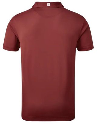 FootJoy Stretch Pique Solid polo uomo, bordeaux