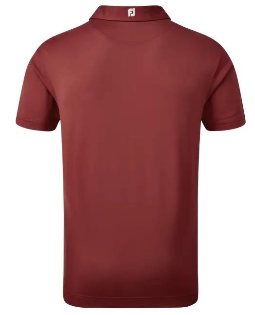 FootJoy Stretch Pique Solid polo uomo, bordeaux