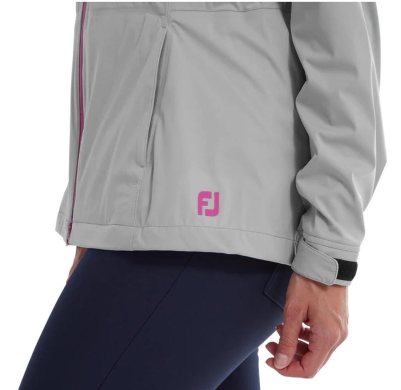 FootJoy Hydroknit giacca da donna, grigio/rosa