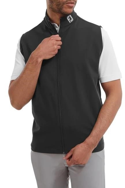 FootJoy Full-Zip Knit gilet da uomo, nero