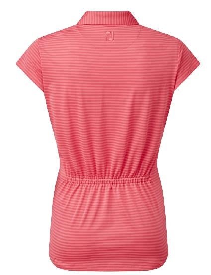 FootJoy Tonal Stripe Lisle polo donna, coral