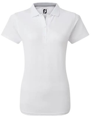 FootJoy Stretch Pique Solid polo donna, bianco