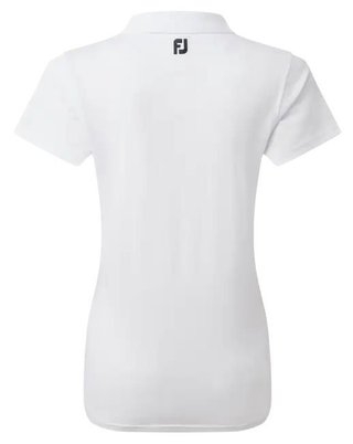 FootJoy Stretch Pique Solid polo donna, bianco