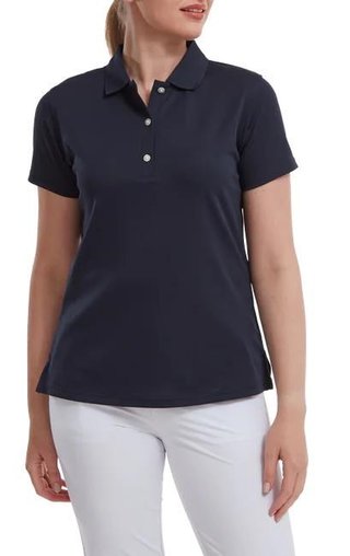 FootJoy Stretch Pique Solid polo da donna, navy