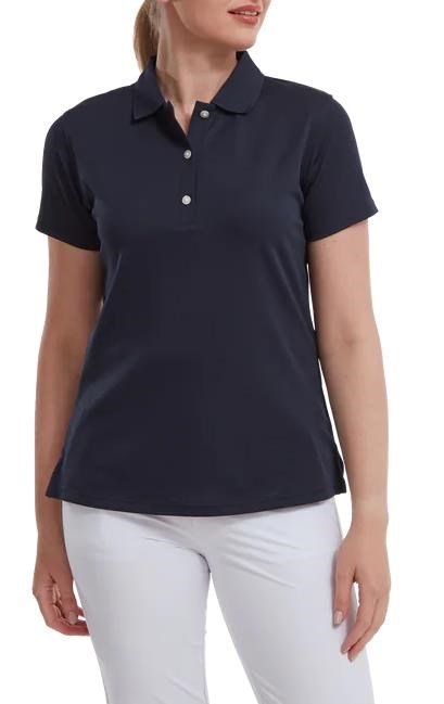 FootJoy Stretch Pique Solid polo da donna, navy